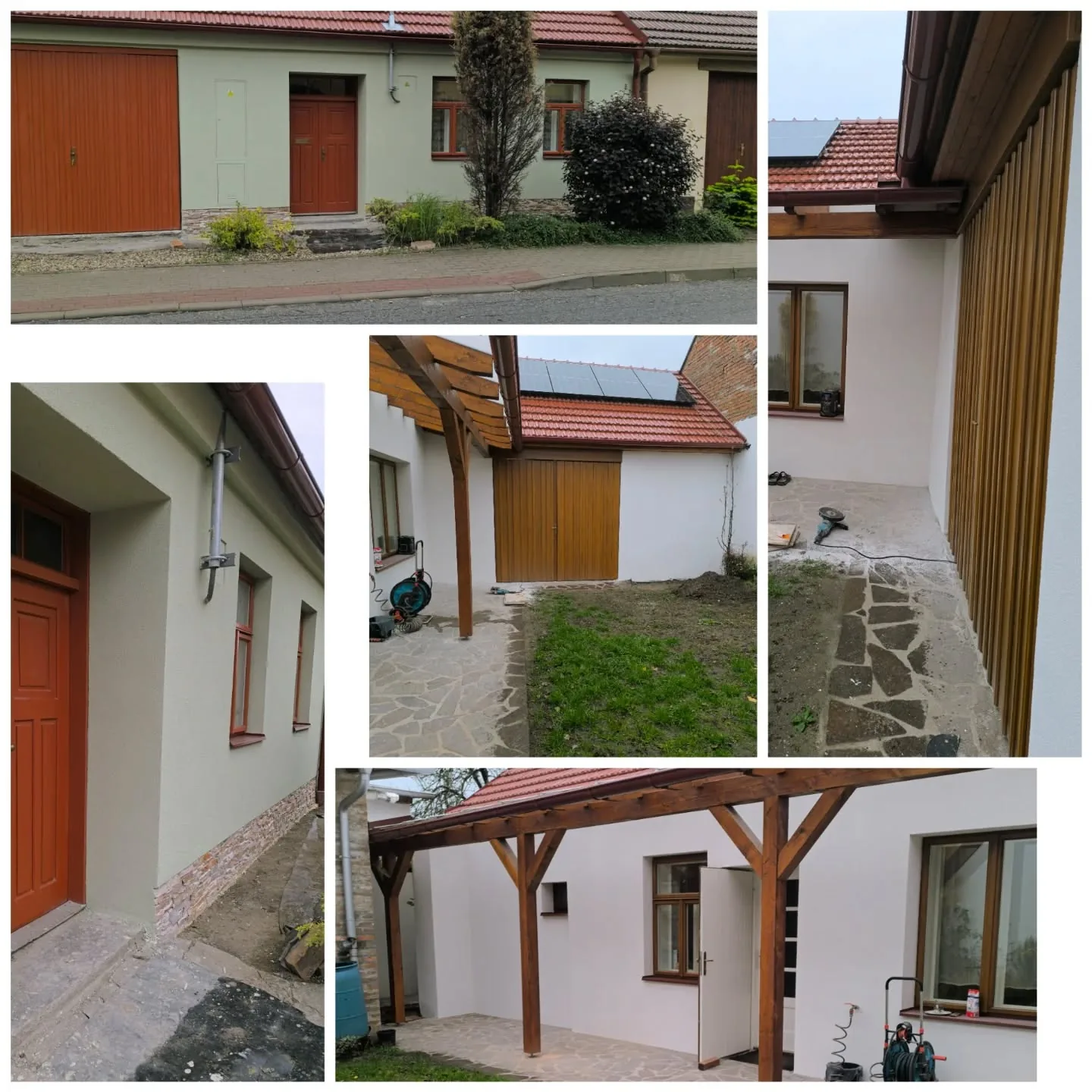 Rodinný dům po zateplení fasády a rekonstrukci – nová moderní omítka, výsledek